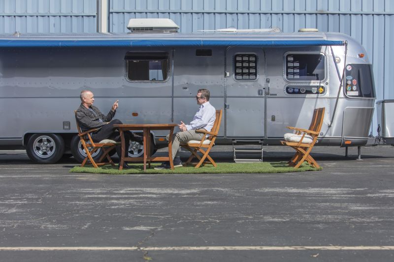 Legendry Actor Tom Hanks has Lived in This Vintage 1992 Airstream Trailer