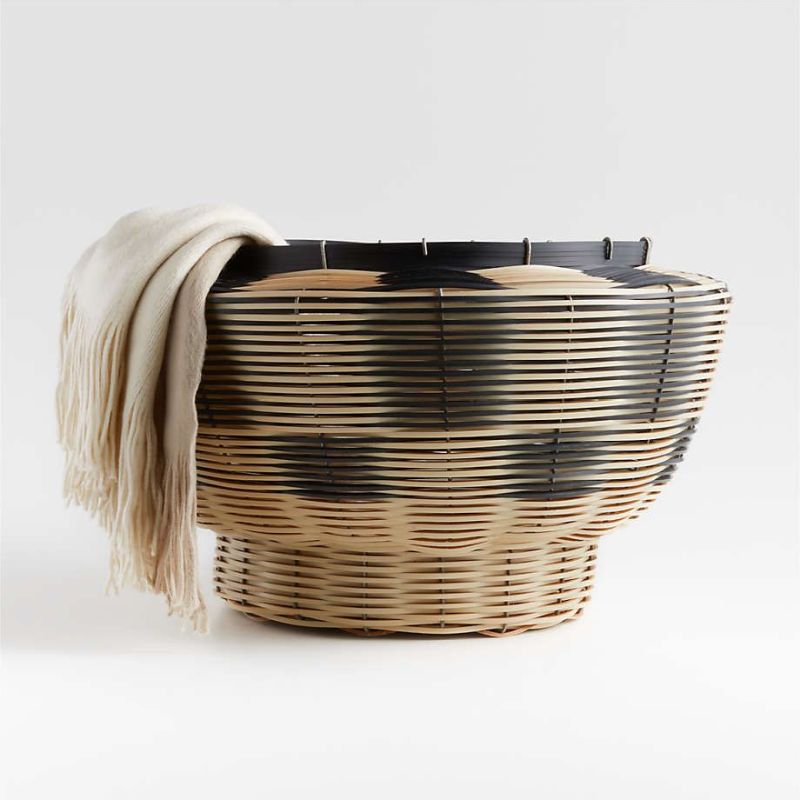 Mo’s Crib Makes Unique Woven Baskets from Recycled PVC