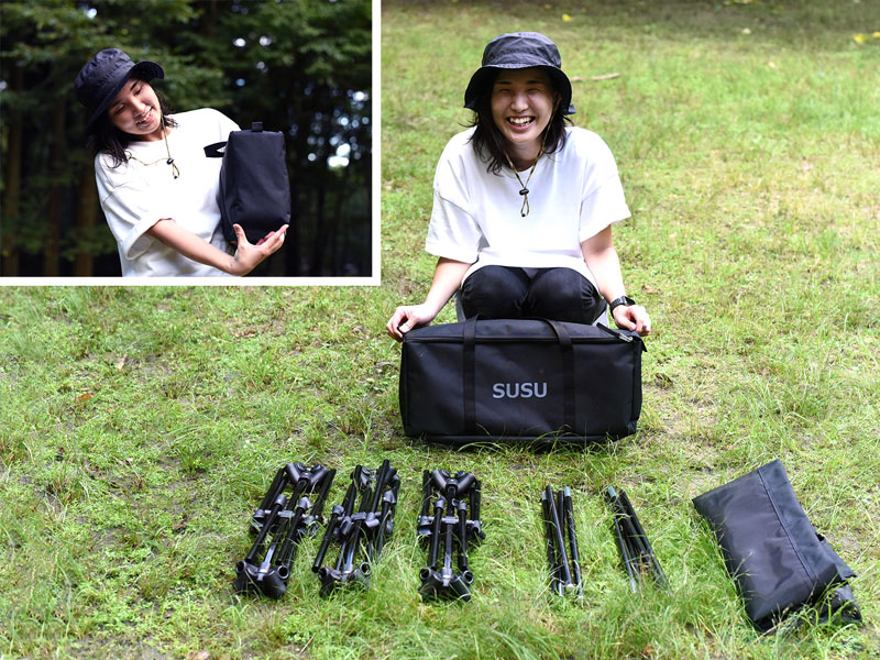 SUSU foldable camping bed