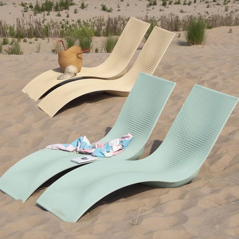 3D Printed Beach Furniture Crafted From Marine Plastic Waste