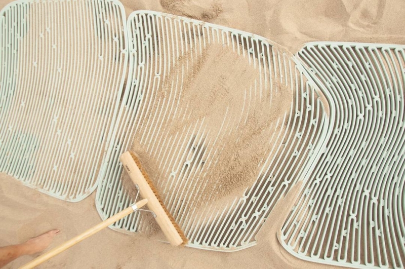 3D Printed Beach Furniture Crafted From Marine Plastic Waste