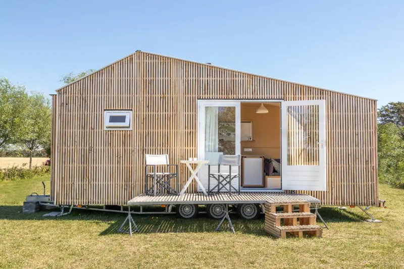 This Tiny House Rental Made From Flax and Straw is Available on AirbnB