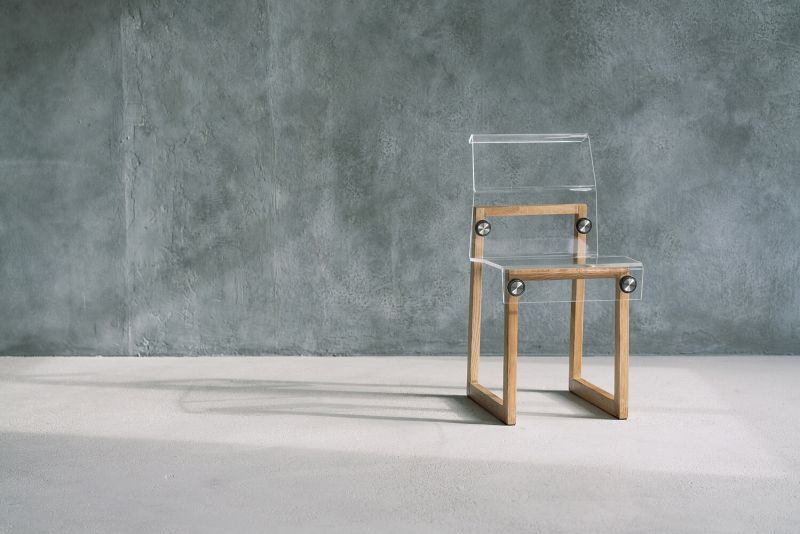 Transparent Chairs by Adorjan Portik are Minimalist Creations