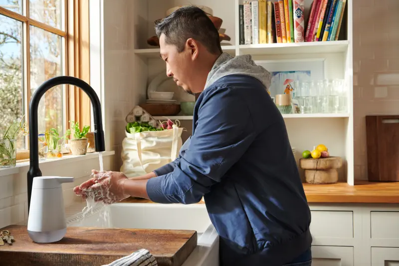 Amazon’s New Smart Soap Dispenser Encourages Proper Hand Washing 