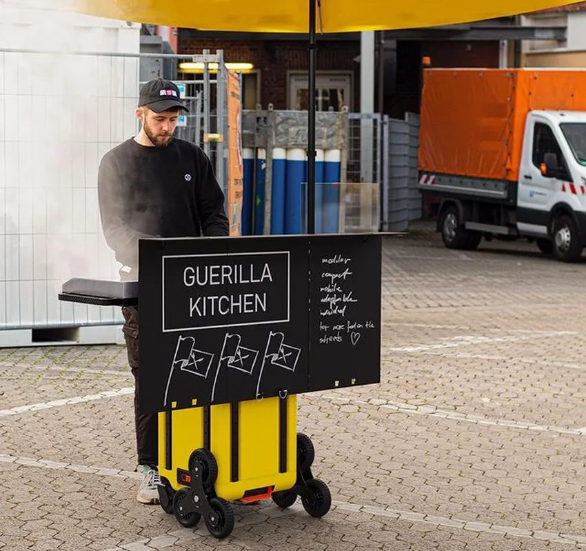 Erik Mantz-Hansen Brings a Low Cost Modular Guerilla Kitchen