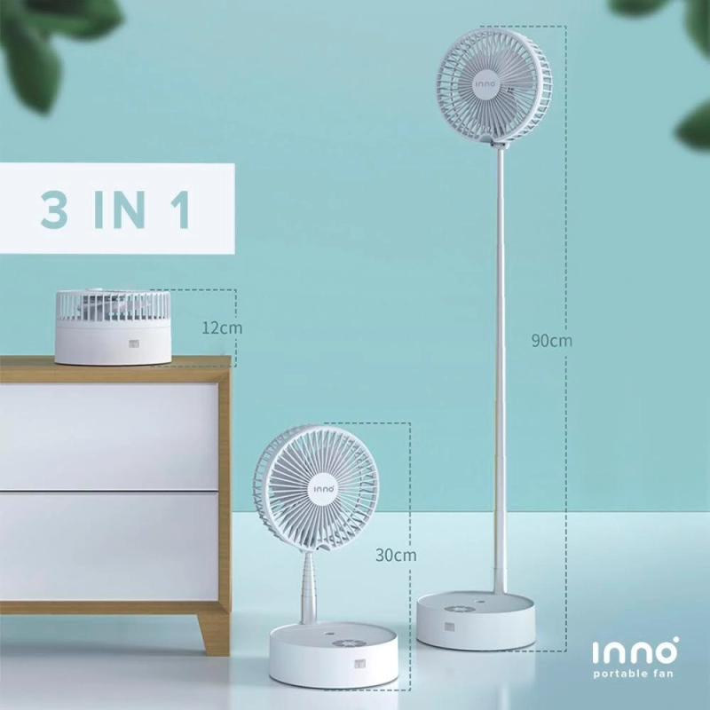 Inno Portable Fan has Built-in Lights and Aroma Diffuser