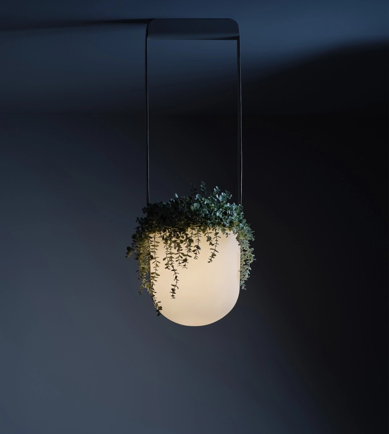 JUNGLE Lamp by Flexx Design Combines Living Plant and Light