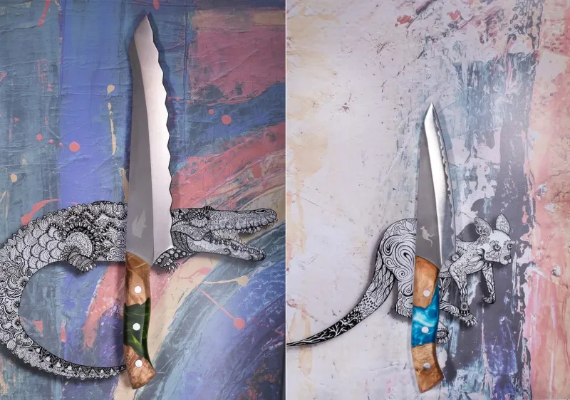 Big Red Australian Knife Collection by Koi Knives — Kickstarter