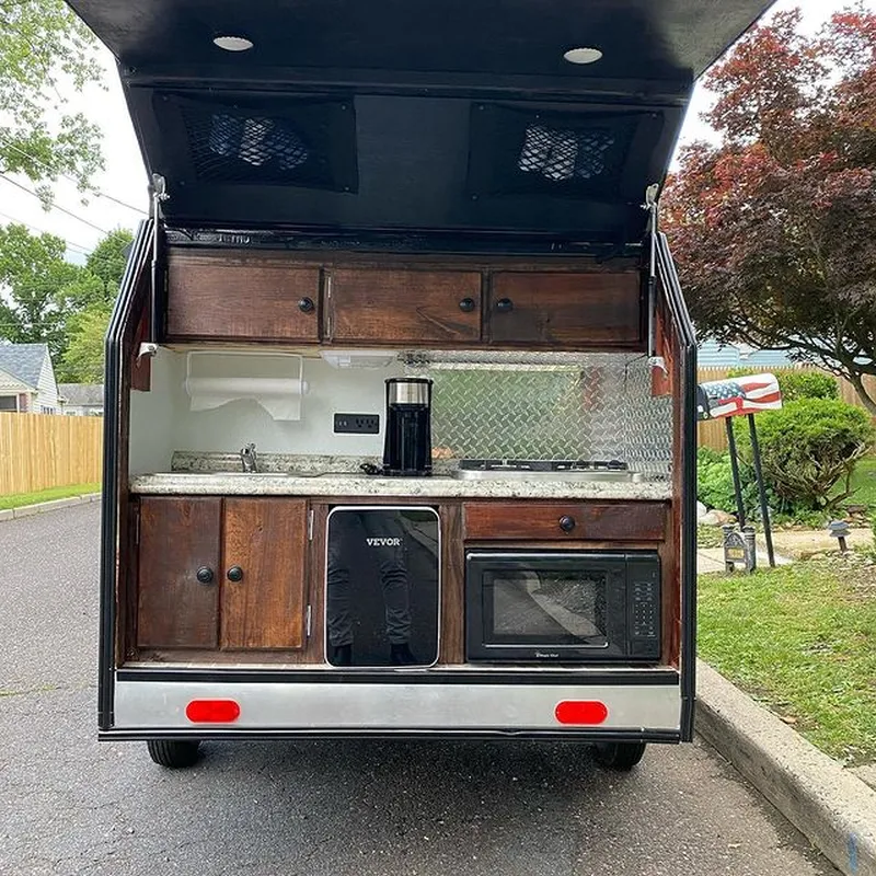 Man Builds Camping Teardrop Trailer Using Harbor Freight Cargo Trailer Frame