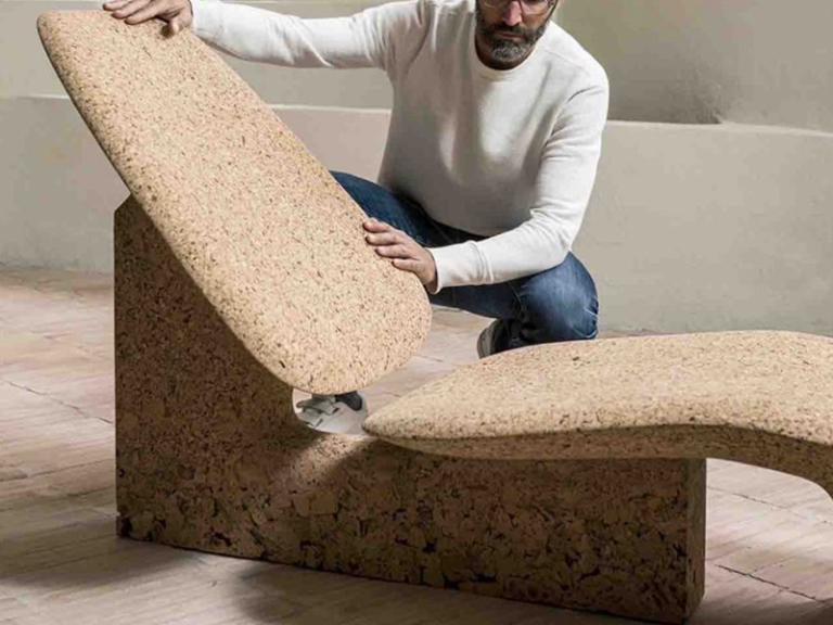 Stylish Burnt Cork Furniture by Noe DuchaufourLawrence