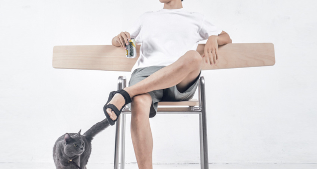 Park Bench-Inspired Chair by Ng Hoi