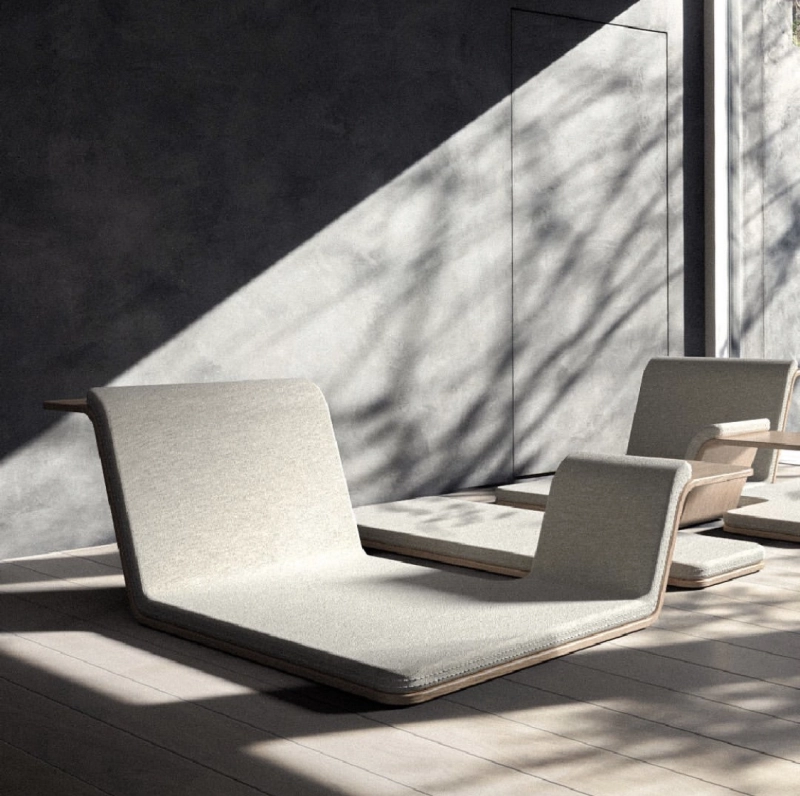 Pedro Villar Designs Cachoeira Chair Without Legs