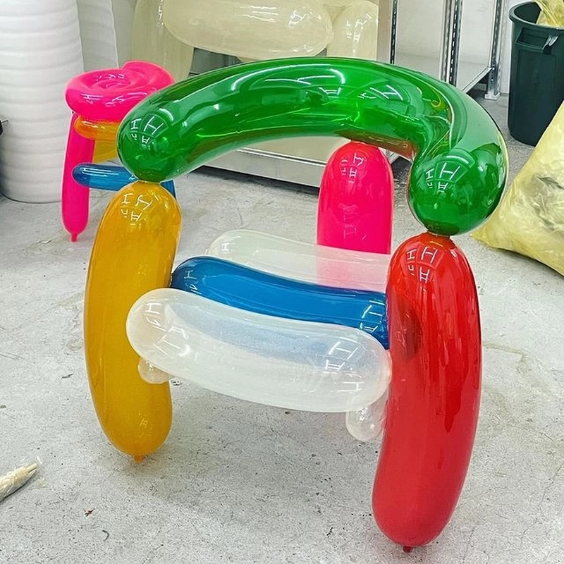 Seungjin Yang Creates Solid Furniture Pieces from Balloons