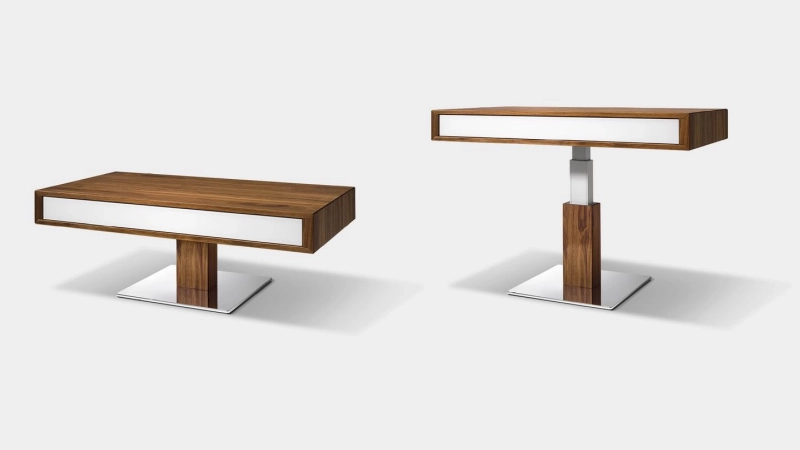 TEAM 7 Lift Coffee Table is Made of Solid Wood