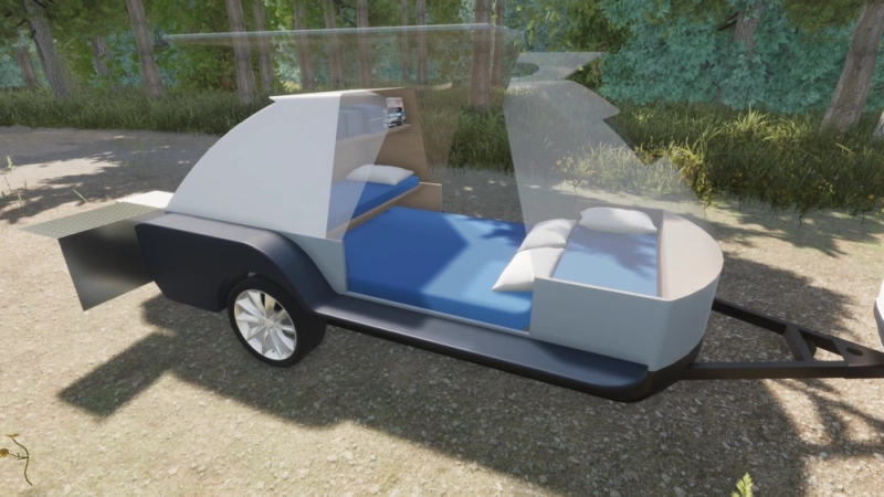 The Boulder Teardrop Trailer has Built-in Battery to Charge Your EV