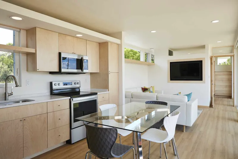 This 30 Feet N1 Tiny home is Inspired From Neutra Midcentury Architecture 