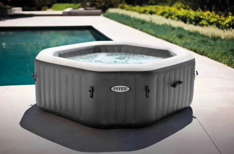 This Luxury Hot Tub By Intex can accommodate Four Adults