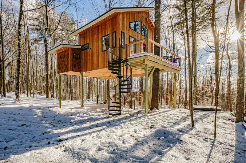 This Solar Powered Carbon Neutral Tree House is Available for Rent on Airbnb 