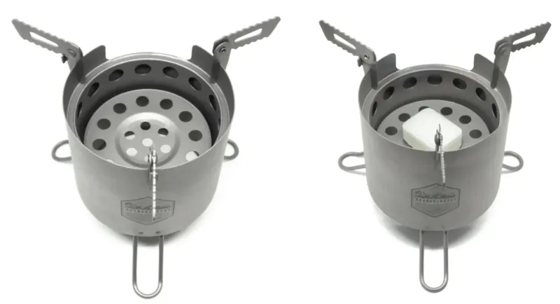 Ti-Line MFSS Stove Comes With a Double Wall Type Titanium Construction to Direct Air Flow 