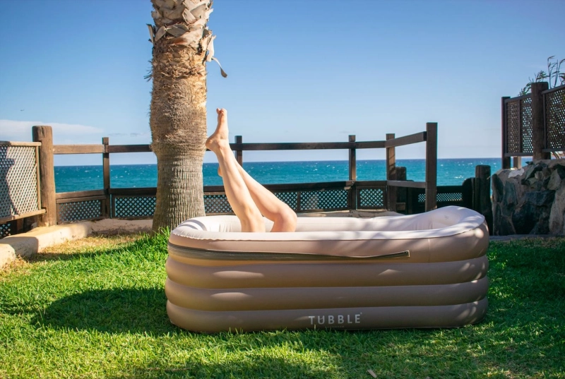 Tubble Inflatable Bathtub is Ideal for Small Bathrooms