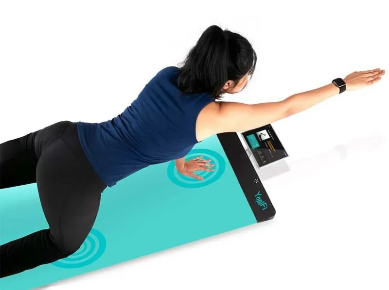 This smart mat will teach you yoga and also improve your posture via Sensor Technology