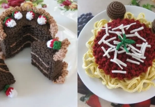Artist Creates Tempting Crochet Food Art that Will Leave You Hungry
