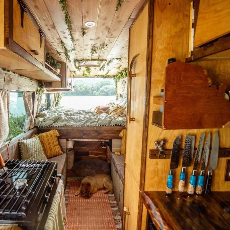 Couple Transforms Sprinter Van into Off-Grid Tiny Home