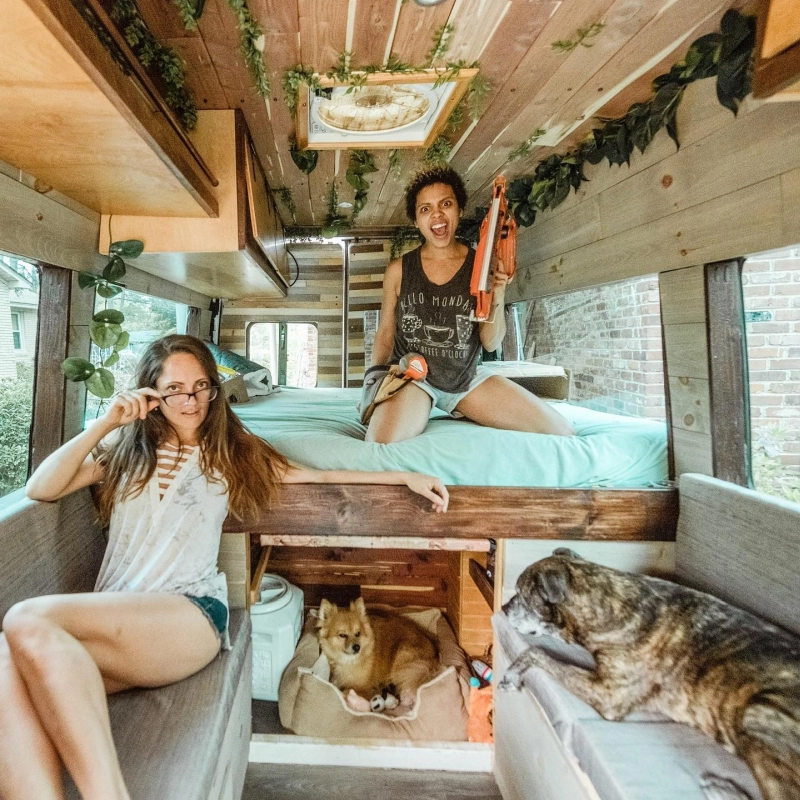 Couple Transforms Sprinter Van into Off-Grid Tiny Home