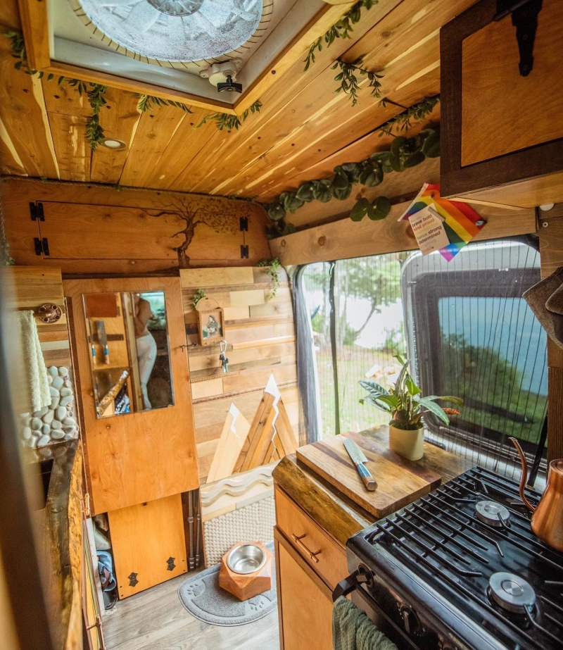 Couple Transforms Sprinter Van into Off-Grid Tiny Home