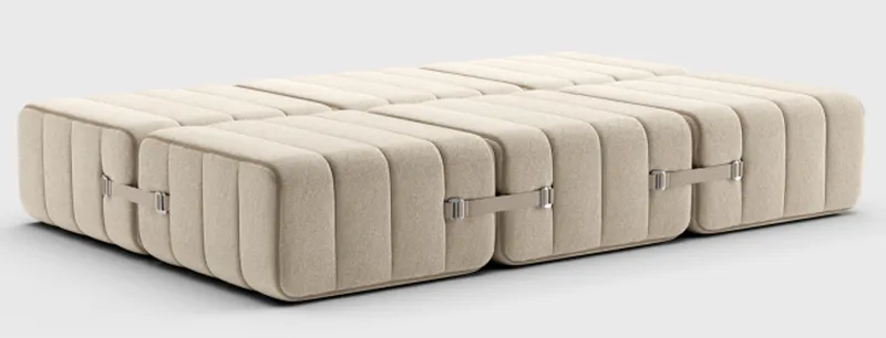 Curt Sofa System by Ambivalenz is Made up From Single Module