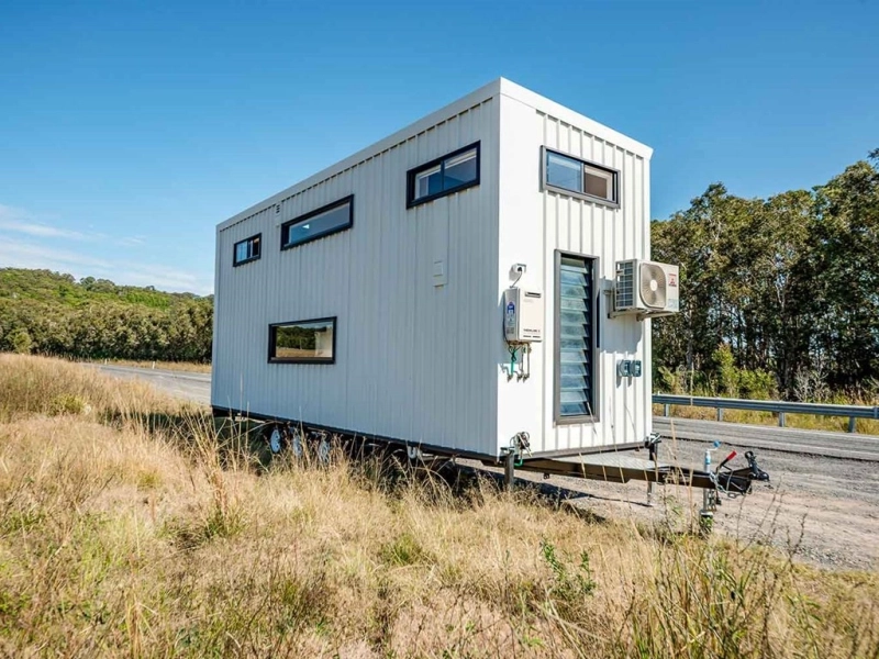 Hazel 8.4 Tiny House Features Two Loft Bedrooms with Extra Ceiling Height