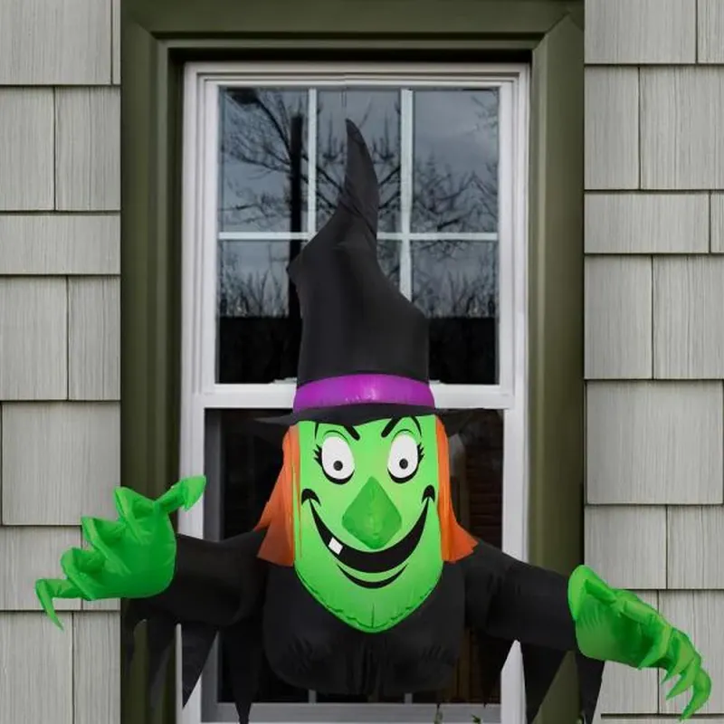Inflatable Window Witch