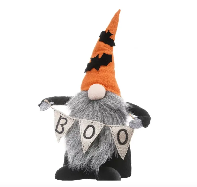 Gnome Holding White Banner