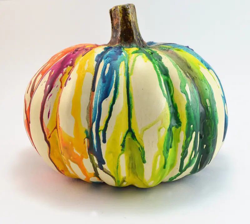 Dripping Wax Pumpkin