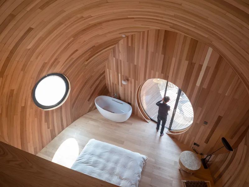 Seed Cabin Pods Welcome You to the Forest Of China 