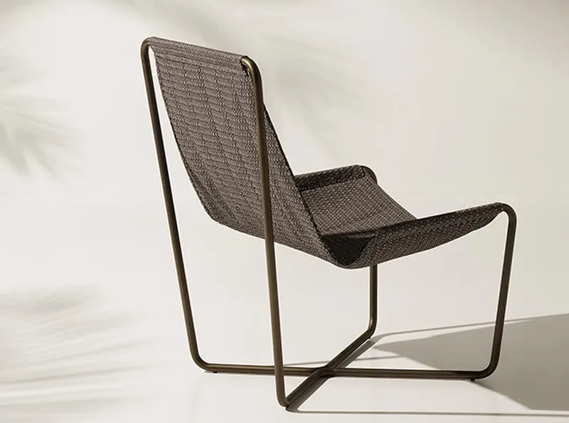 Studiopepe Sling Chair For Ethimo is Inspired by Vintage Camping 