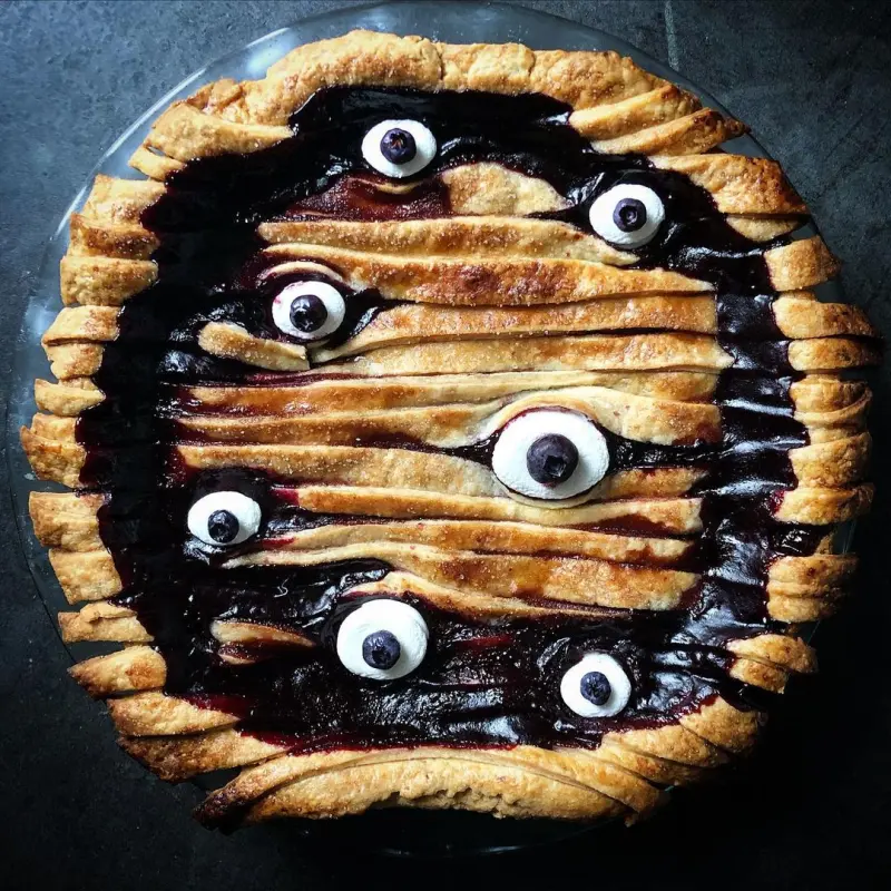 mummy pie halloween 