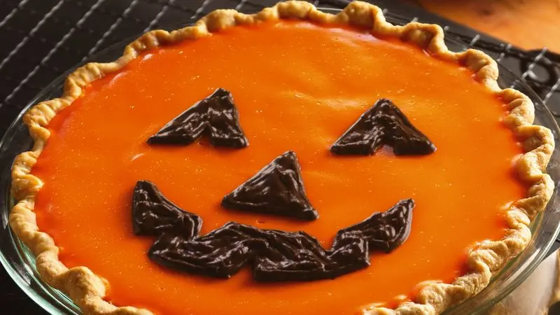 Jack-O-Lantern pumpkin pie halloween 