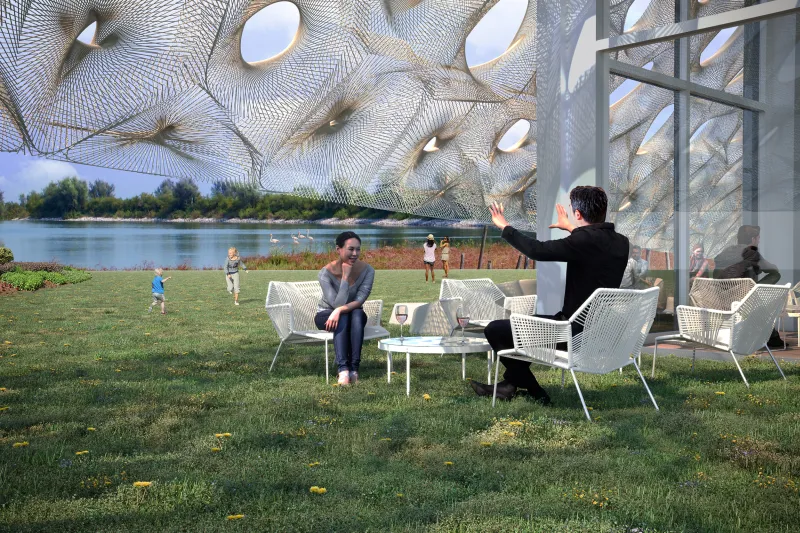 This Eco-Nest Cabin made of Recycled Ropes Is Inspired from Bird Nesting Technique 