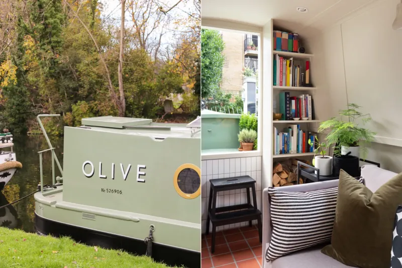 This Floating Tiny House in London Promotes Green Living