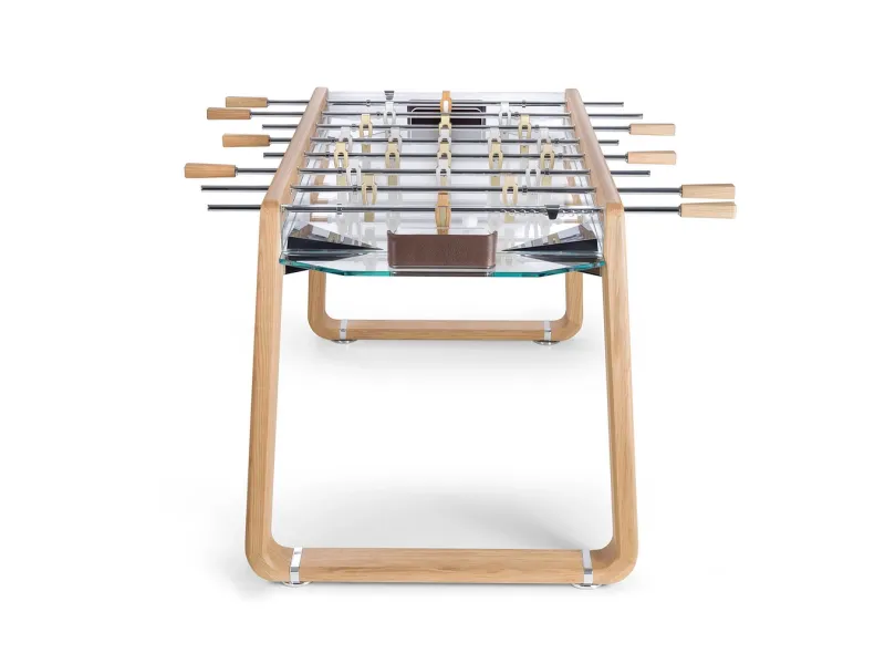 This Foosball Table by Impatia Features Crystalline Glass Field 