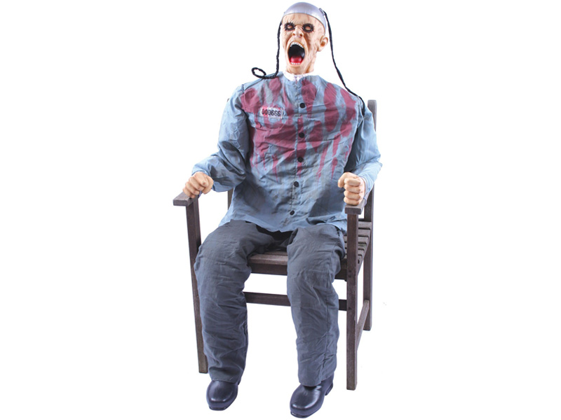 This Motion Sensor 5 ft Animated Death Row Dummy is the New Halloween Horror