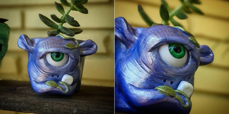 13 ETSY Halloween Themed Planters for Decoration