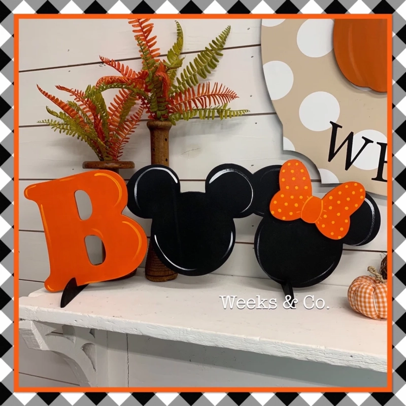 Disney Halloween Decorations signs