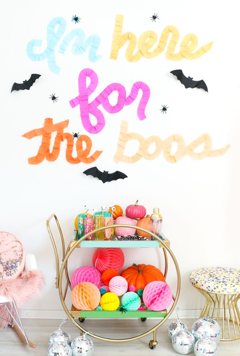 Spooky Banners in Calm Colors for halloween decor 