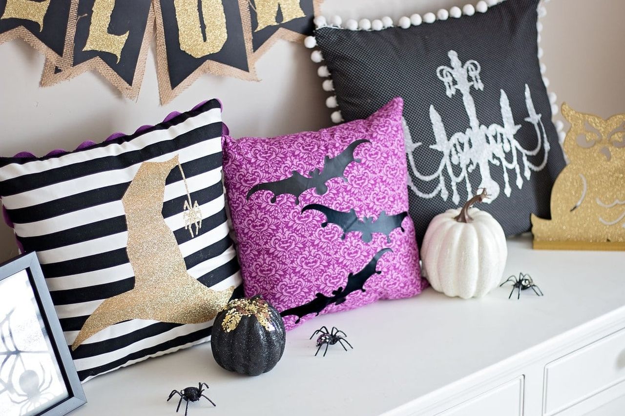 DIY Pillows Cover for Halloween