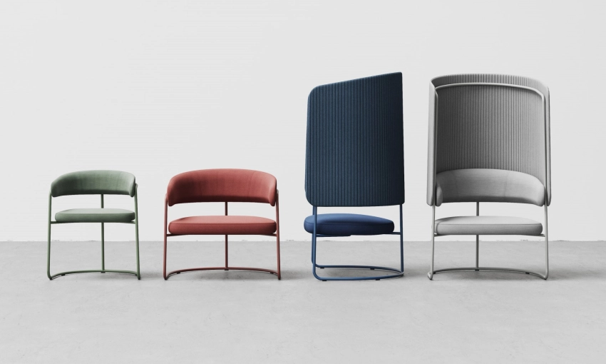 Form Us Designed Opus Club Chair Collection for PlusHalle 