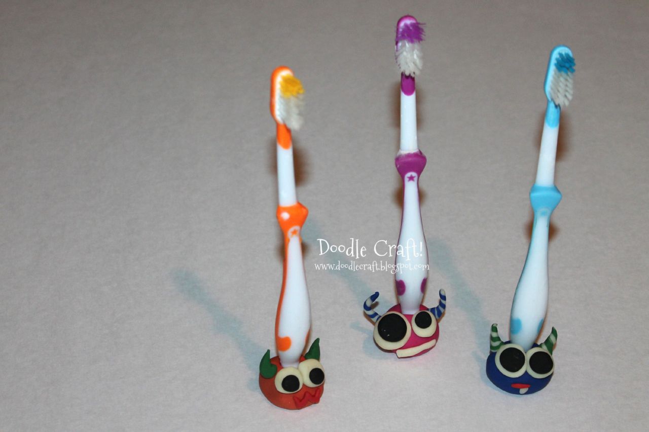Glow in the Dark Monster Toothbrush Holder