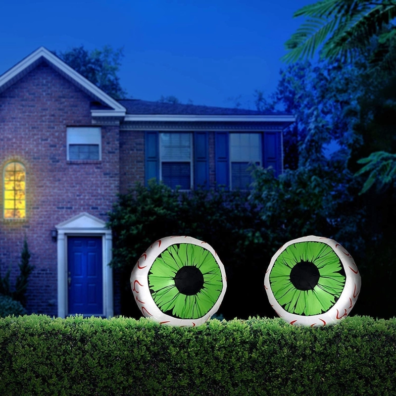 Eyeball inflatable with lights 