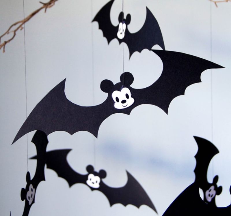 Mickey-Bat-Mobile-Halloween-Craft disney decor